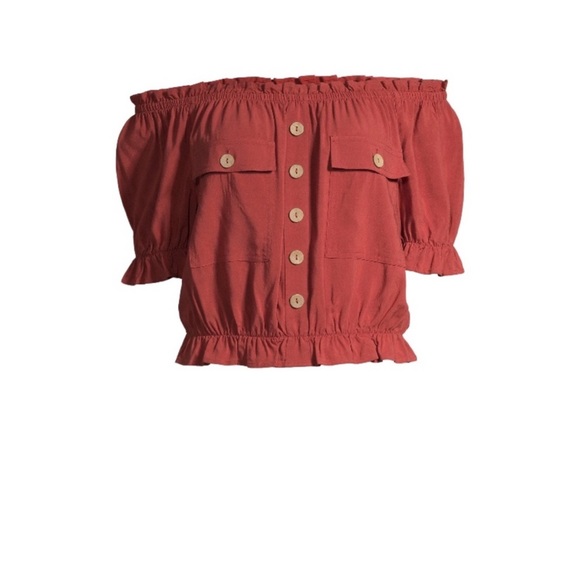 off‎ the shoulder top - Picture 3 of 4